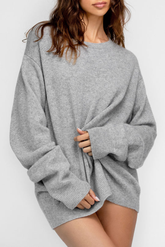 Éterne James Cashmere Sweater in Grey