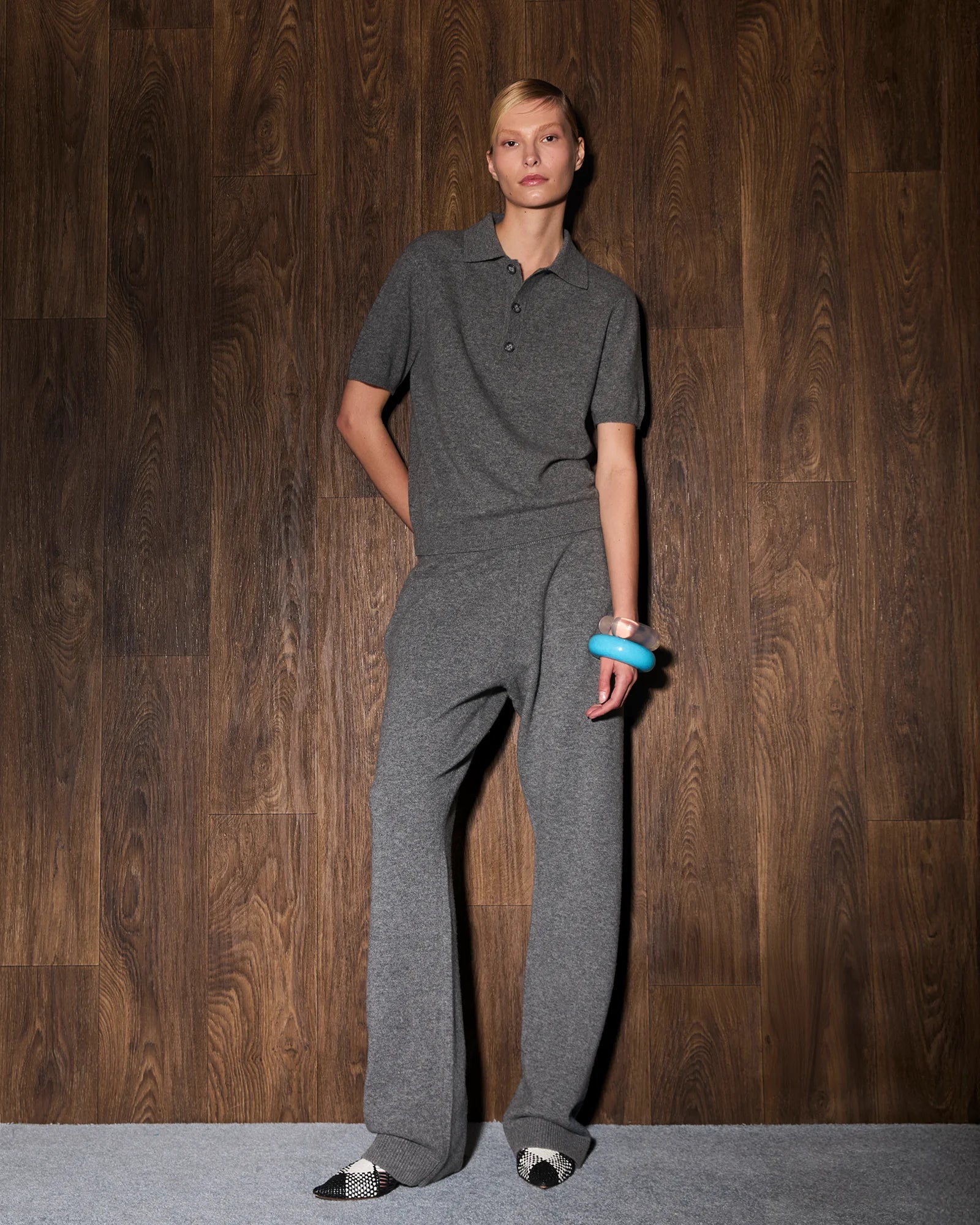 Preorder - The Knit Lounge Pant in Concrete by Entire Studios