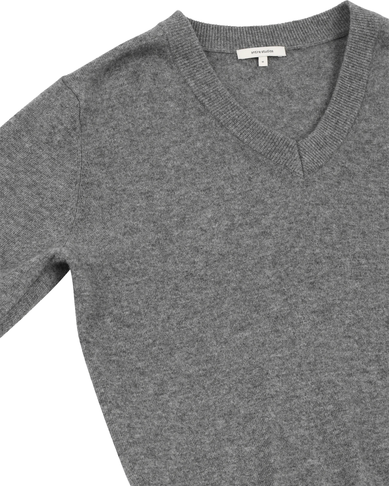 Preorder - The V-Neck Sweater in Concrete by Entire Studios