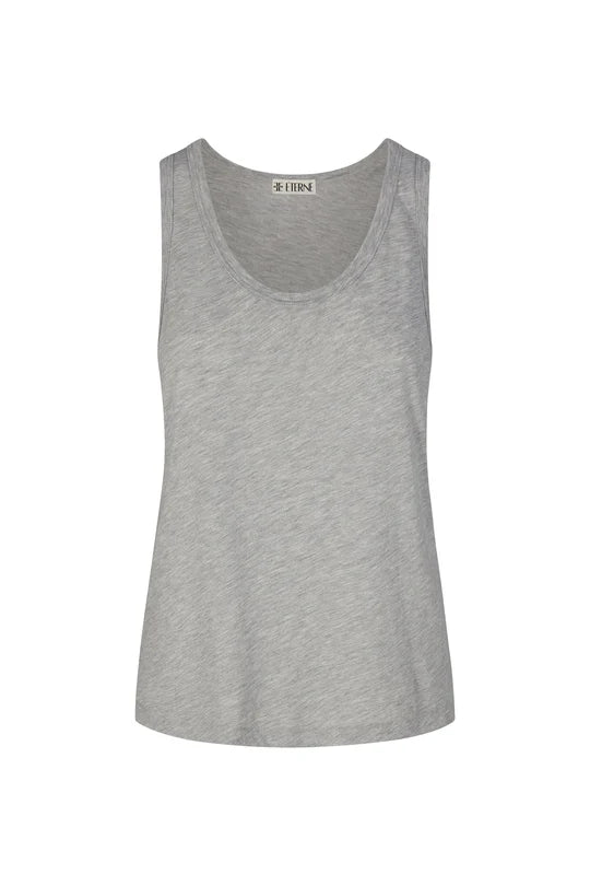 Éterne Loose Tank in Heather Grey