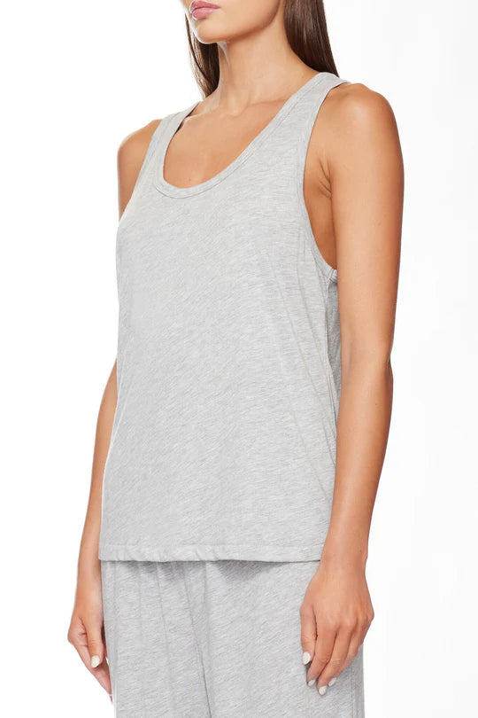 Éterne Loose Tank in Heather Grey