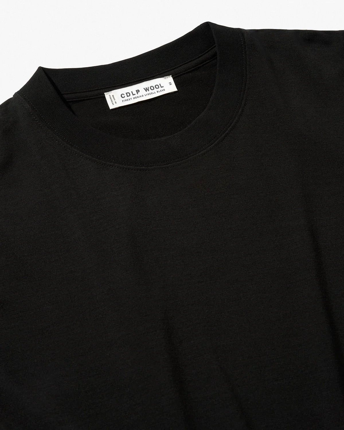 CDLP Merino Wool Blend T-Shirt in Black