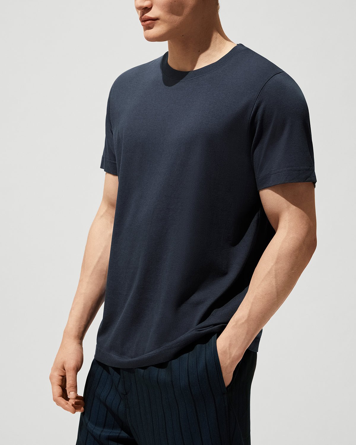 CDLP Midweight T-Shirt in Washed Navy