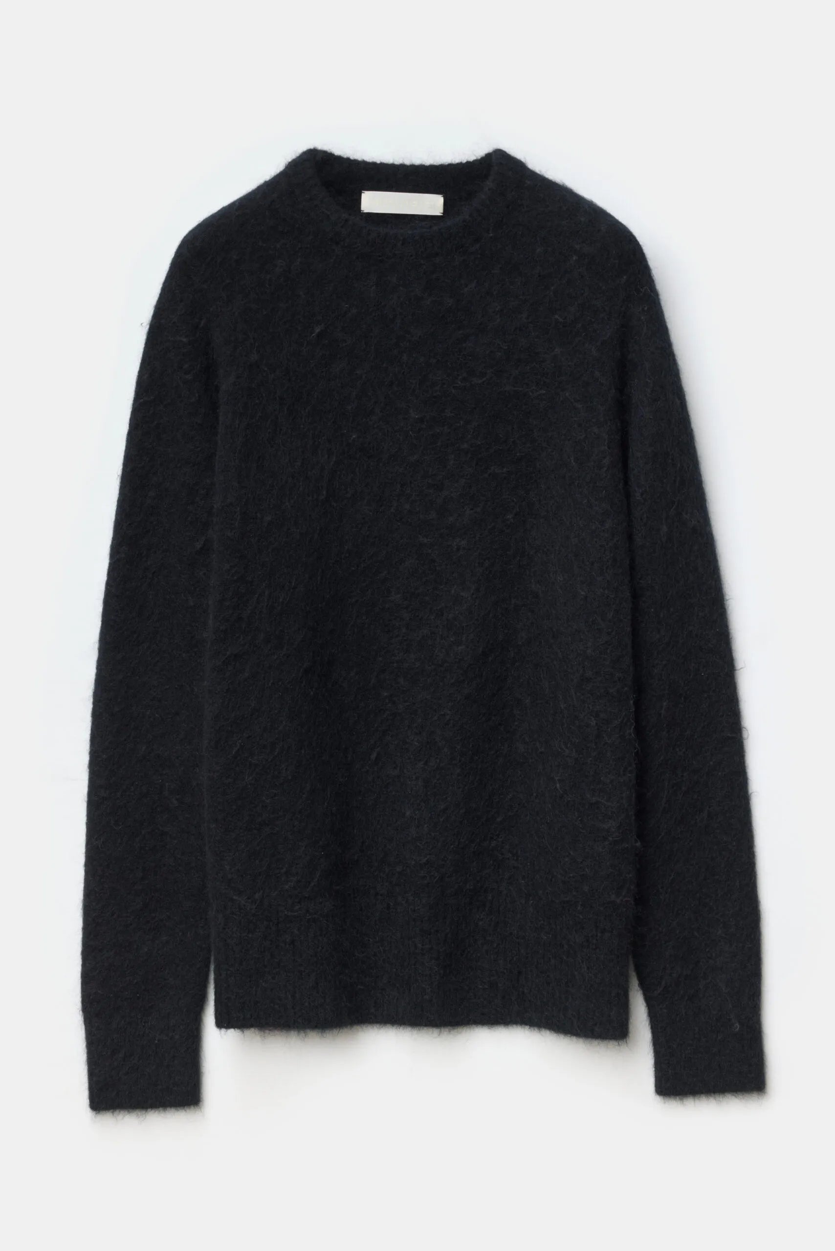 The Nayo Knit by ADNYM Black Sweater made of Mohair and Wool