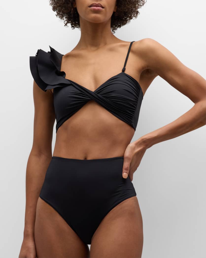 Maygel Coronel Costa Two Piece in Black