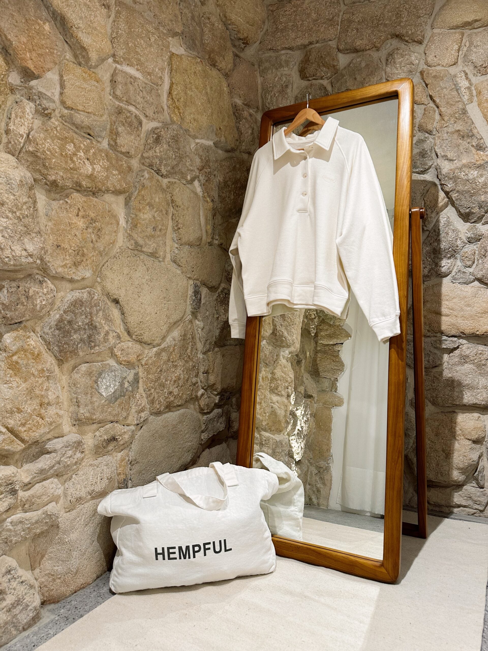 Hempful Club Diana Polo Top