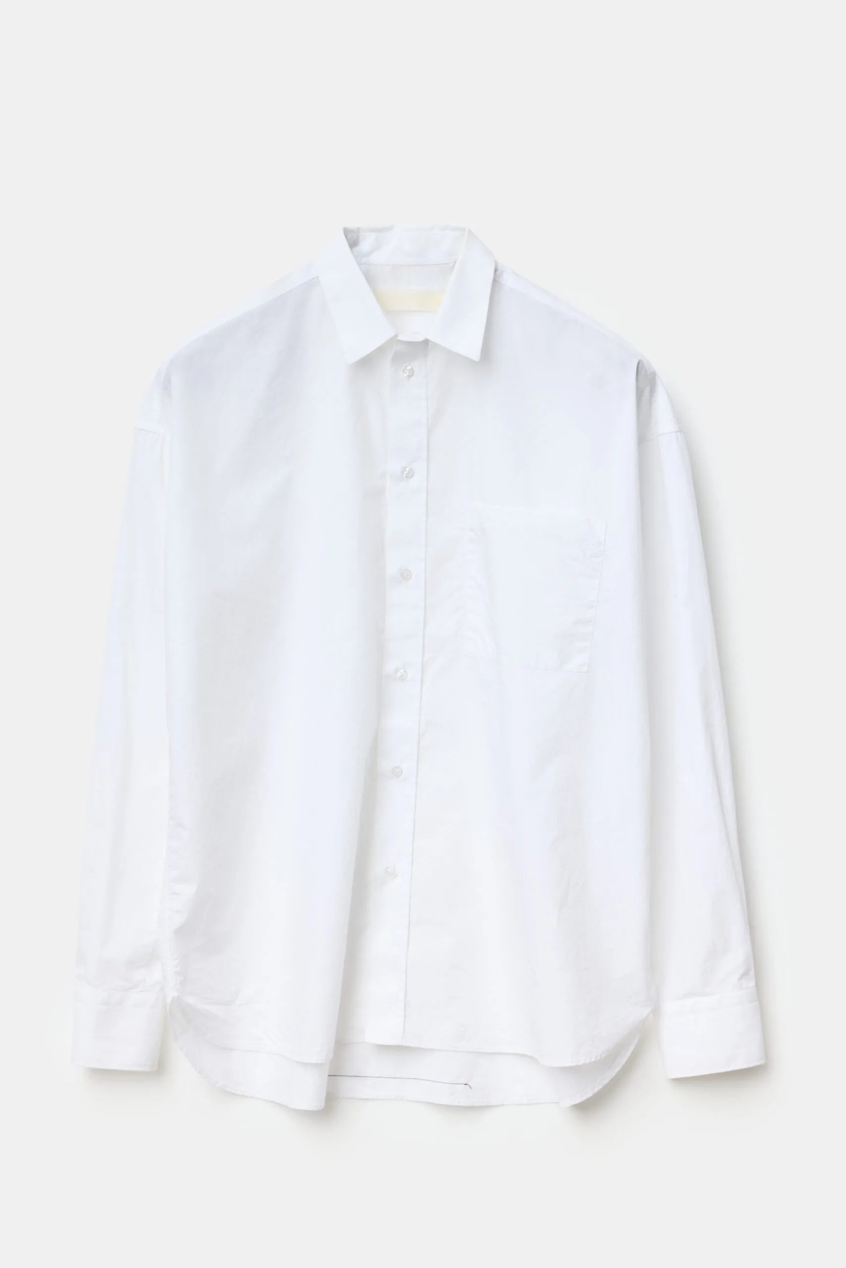 The Rham Shirt in White by ADNYM White Button Down