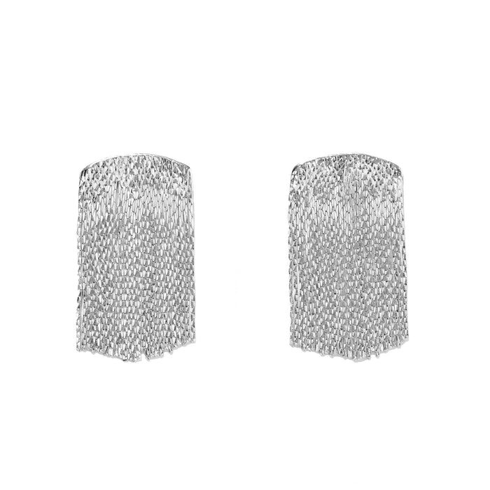 Anissa Kermiche Short Fil Earrings in Silver