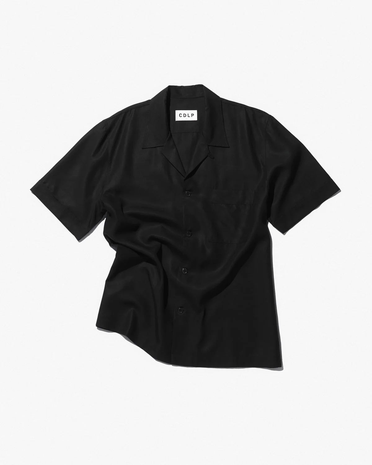 CDLP Short Sleeve Pyjama Shirt in Black