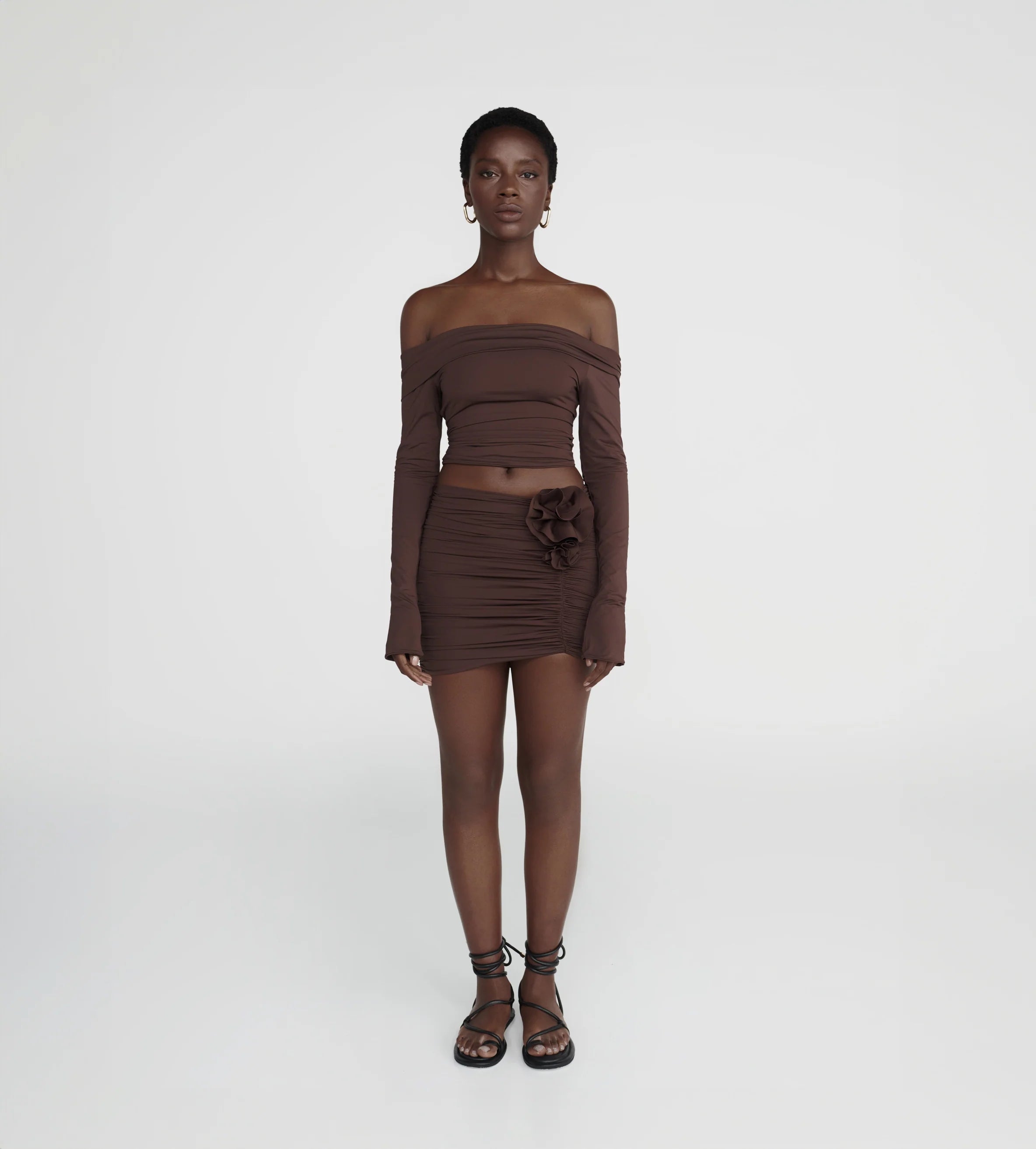 Maygel Coronel Margua Skirt in Brown