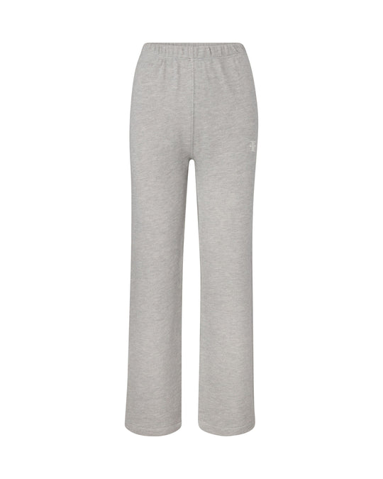 Éterne Straight Leg Sweatpant in Heather Grey