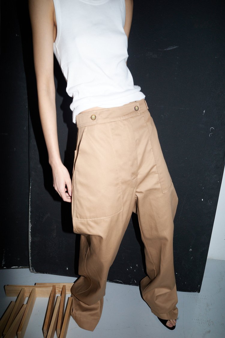 Studio Cut Camel Pants