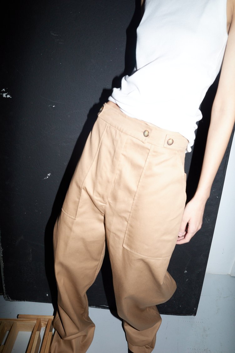 Studio Cut Camel Pants