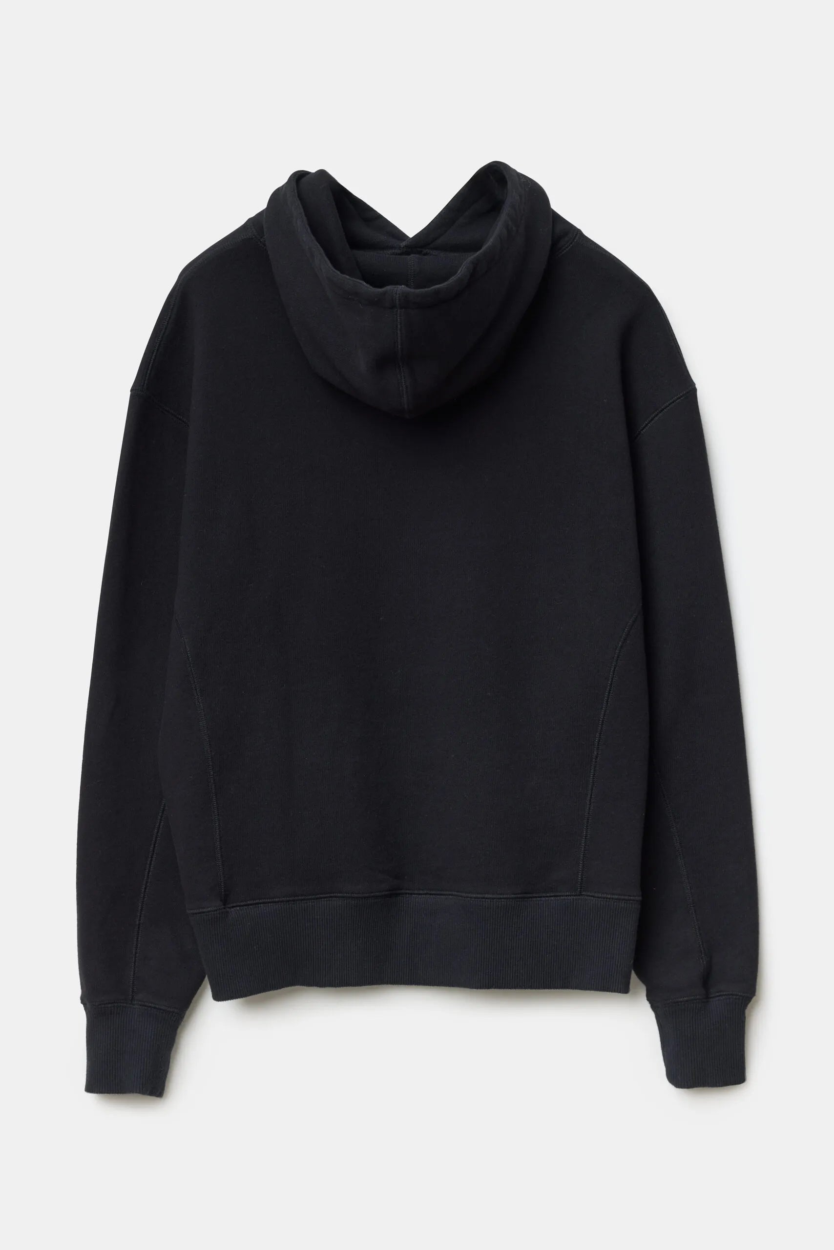 Asi hood oversized boxy fitted hoodie in black by ADNYM from Blackbird Collection's sustainable tops and loungewear for men