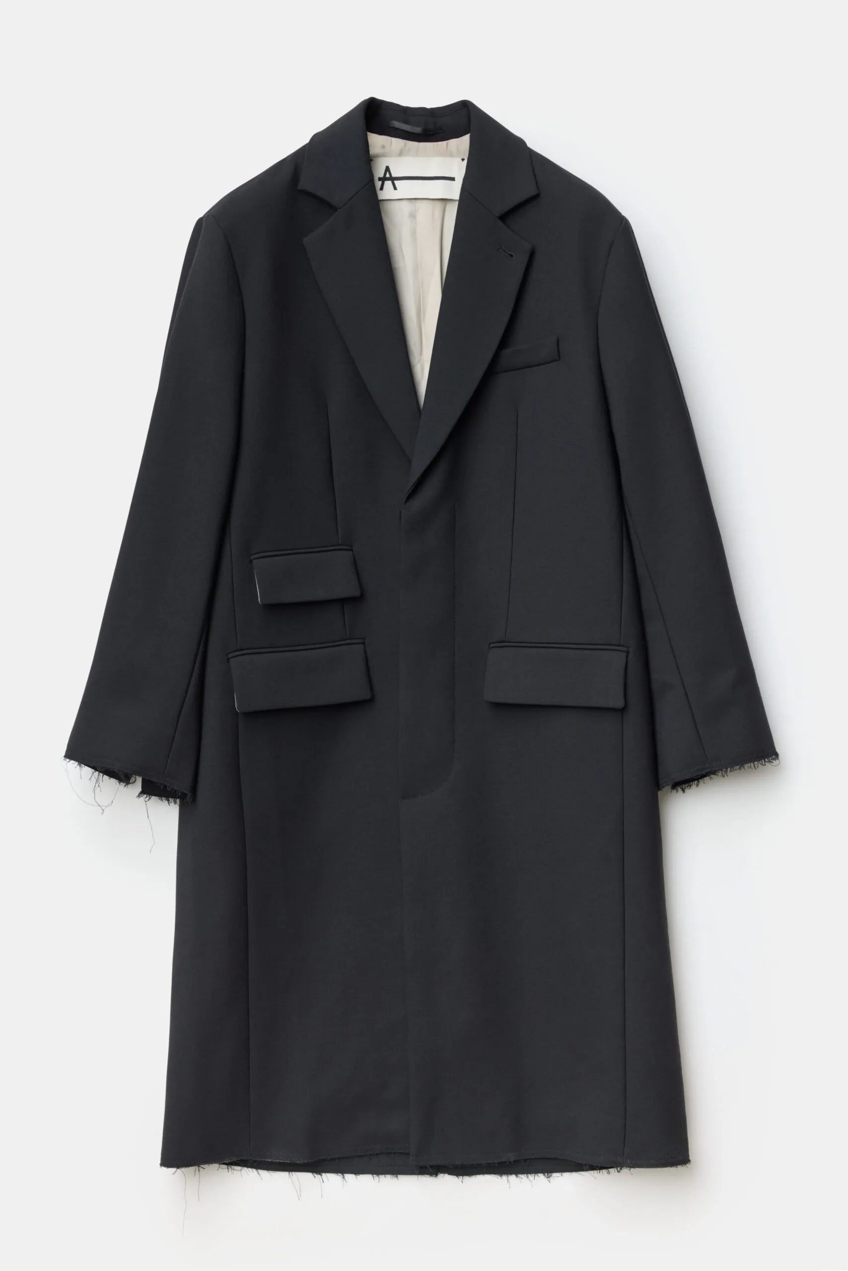 Augi coat menswear-inspired oversized coat by ADNYM from Blackbird Collection's sustainable outerwear for men
