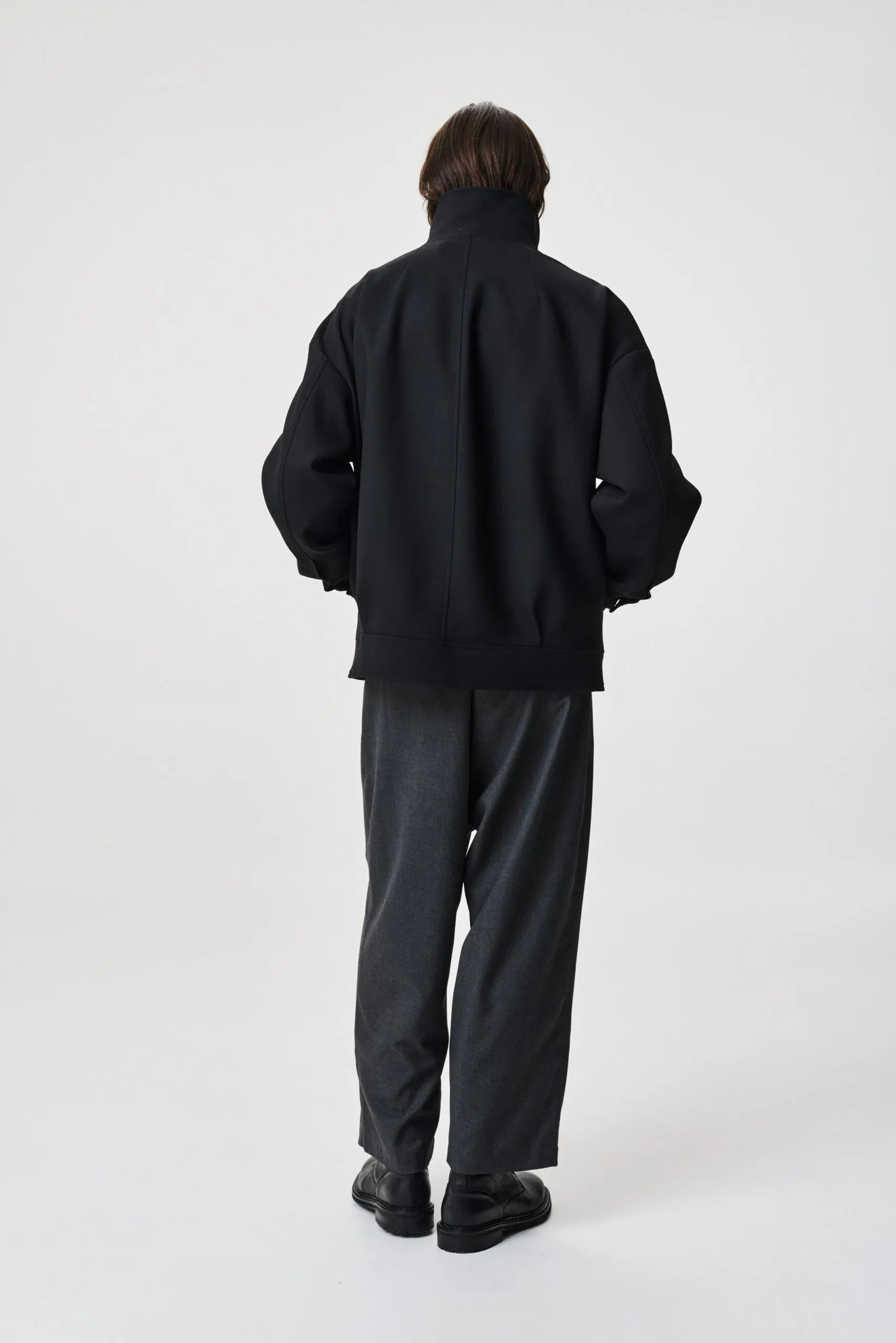 Carrington pleated jacket by ADNYM from Blackbird Collection's sustainable men's outerwear collection
