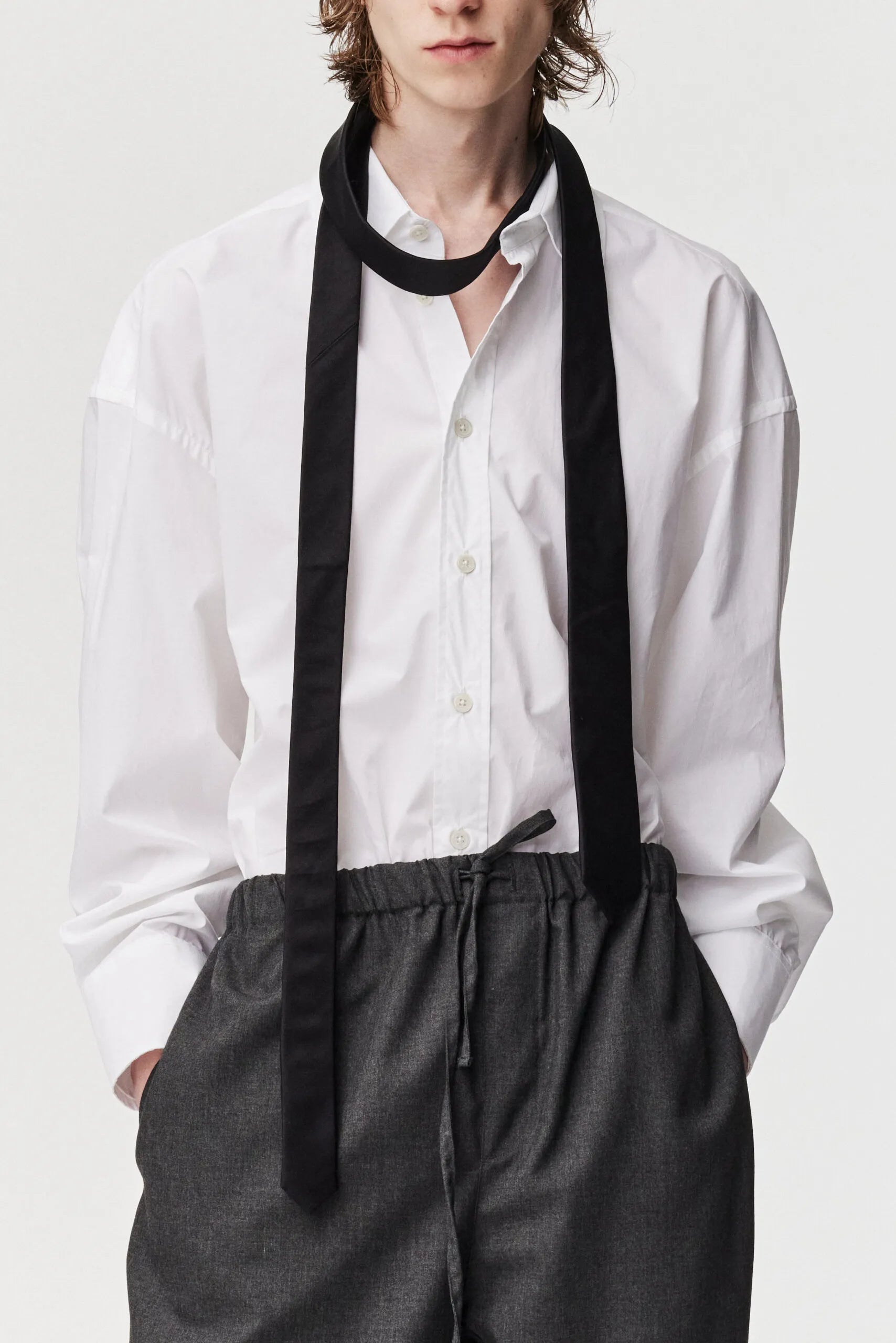 Long tie by ADNYM from Blackbird Collection's sustainable accessories collection