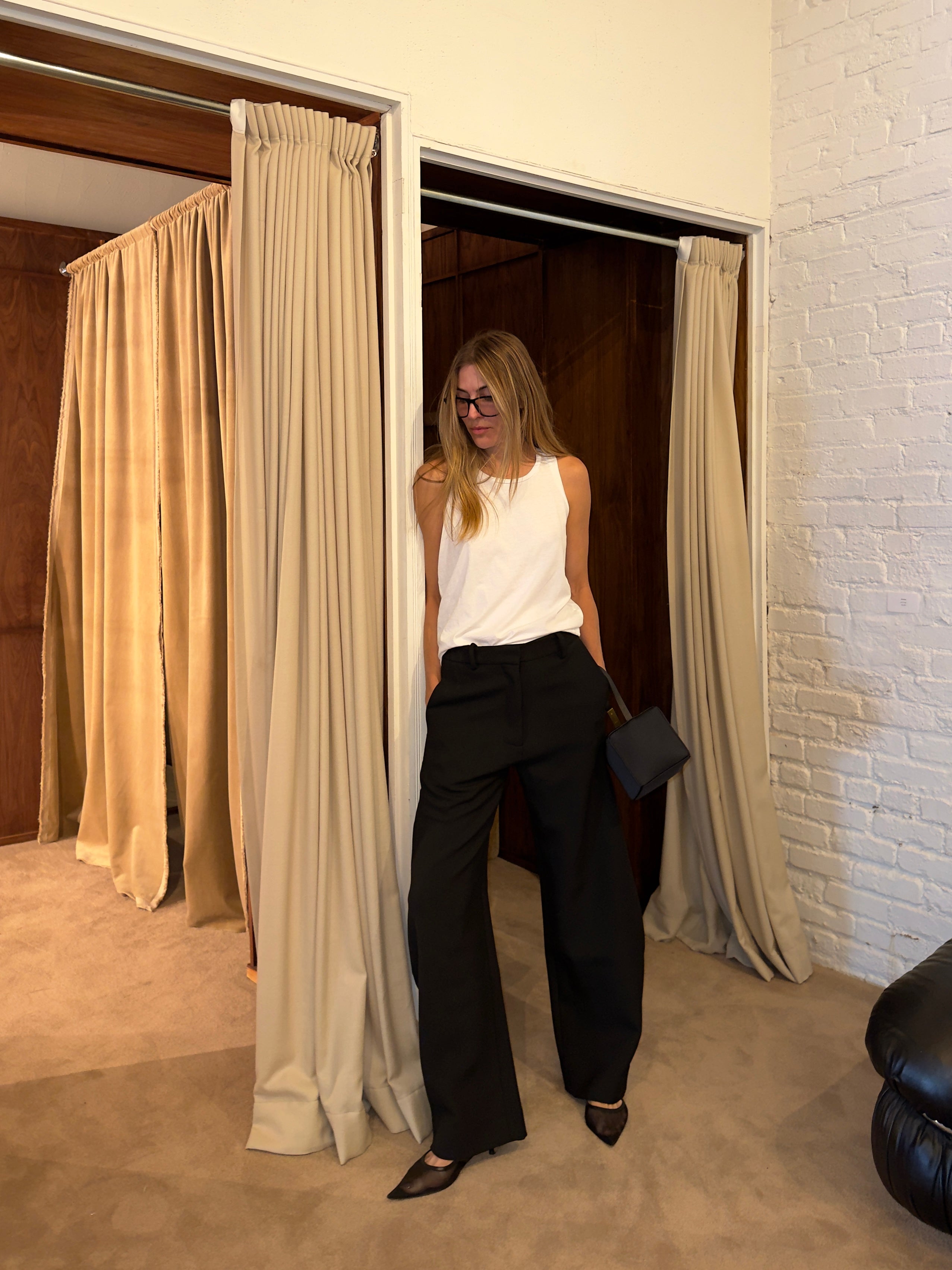 White Echo cotton tank top by All Three from Blackbird Collection's sustainable tops and loungewear