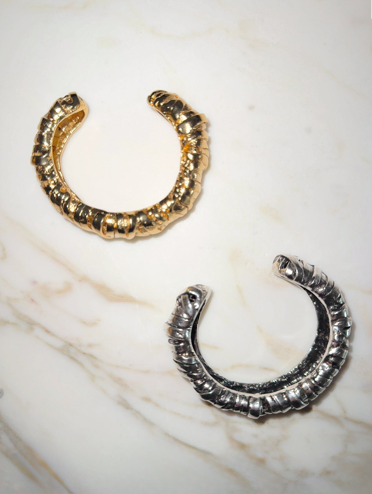 Wrap bracelet in gold or silver by Paola Sighinolfi from Blackbird Collection's sustainable accessories and jewelry