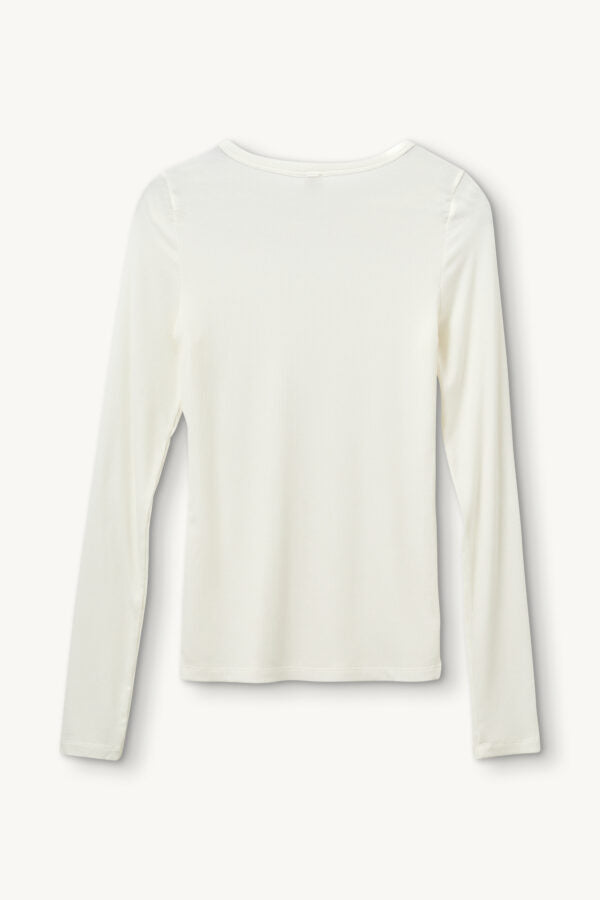 The Garment Bella Wool Tee in Ivory